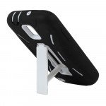 Wholesale Samsung Galaxy S2 / T989 Armor Hybrid Case with Kickstand (Black-White)